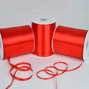 红色丝带婚庆包装带结婚装饰红布条绑气球彩带拉吊旗挂灯笼红绳子