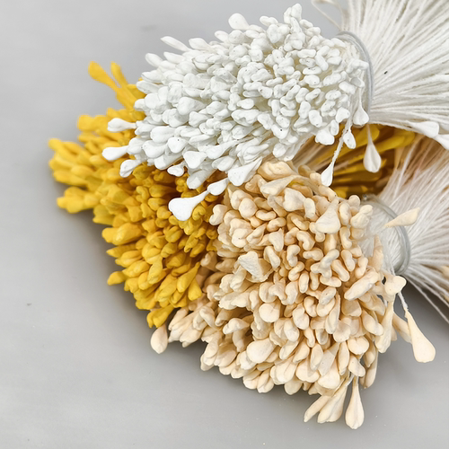 仿真哑光扁头花心花蕊