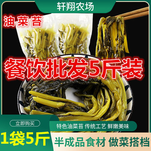 轩翔农场油菜苔咸菜苔马鞍山芜湖宣城特色下饭菜腌菜酒店餐饮批发