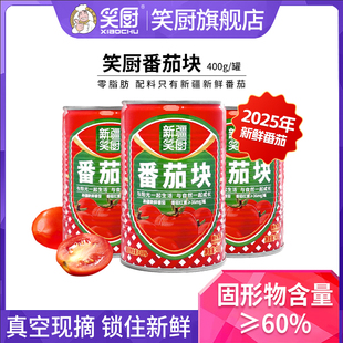 25年新疆笑厨番茄块400g 罐番茄红素露营