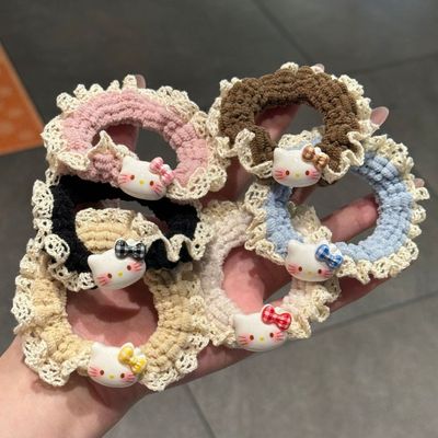 蕾丝花边百搭全新高颜值发圈森系