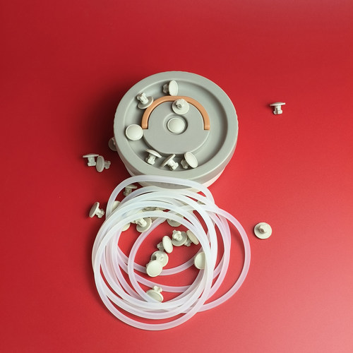 钝钛多层保温饭盒排气阀密封圈件配件便当透气孔胶塞配件硅胶垫圈