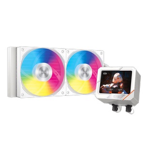 实测力荐_超频三北境GT240 银翼DT360屏显一体水冷散热器 360ARGB