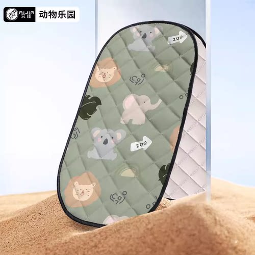 电动车防晒隔热坐垫防水透气防刮耐磨电车坐垫套摩托车通用保护套 - 封面