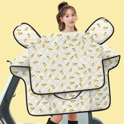 电动车挡风被夏防晒遮阳双面防水