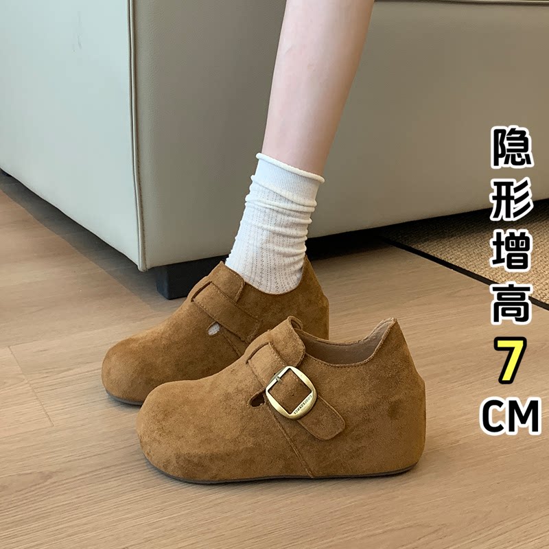 【增高7CM】巨舒适！全包勃肯鞋图片