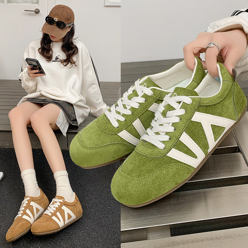 复古软底德训鞋女2026春季新款平底时尚阿甘鞋子百搭运动休闲板鞋,女鞋,德训鞋,淘宝优惠券,粉丝福利购,淘宝优惠卷