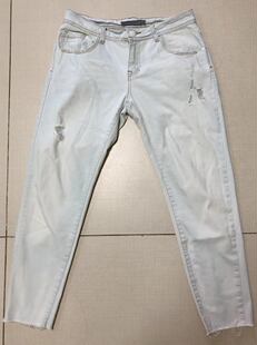 二手闲置 Amii泛白破洞牛仔裤