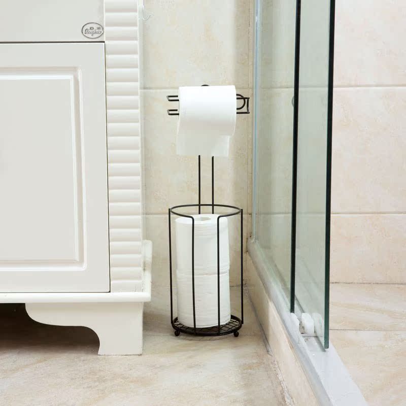 Floor type toilet paper holder, toilet roll paper rack, toil在类目 家庭/个人清洁工具, 卫浴用具/卫浴配件, 卷纸器/纸巾架中 - 来自Buy2taobao.com提供专业的淘宝代购服务