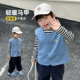儿童马甲春秋男童外穿背心宝宝开春2026新款 男孩针织坎肩马夹洋气
