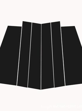 适用09-23新款丰田SIENTA塞纳SIENNA改装车窗饰条RAIZE镜面中柱贴