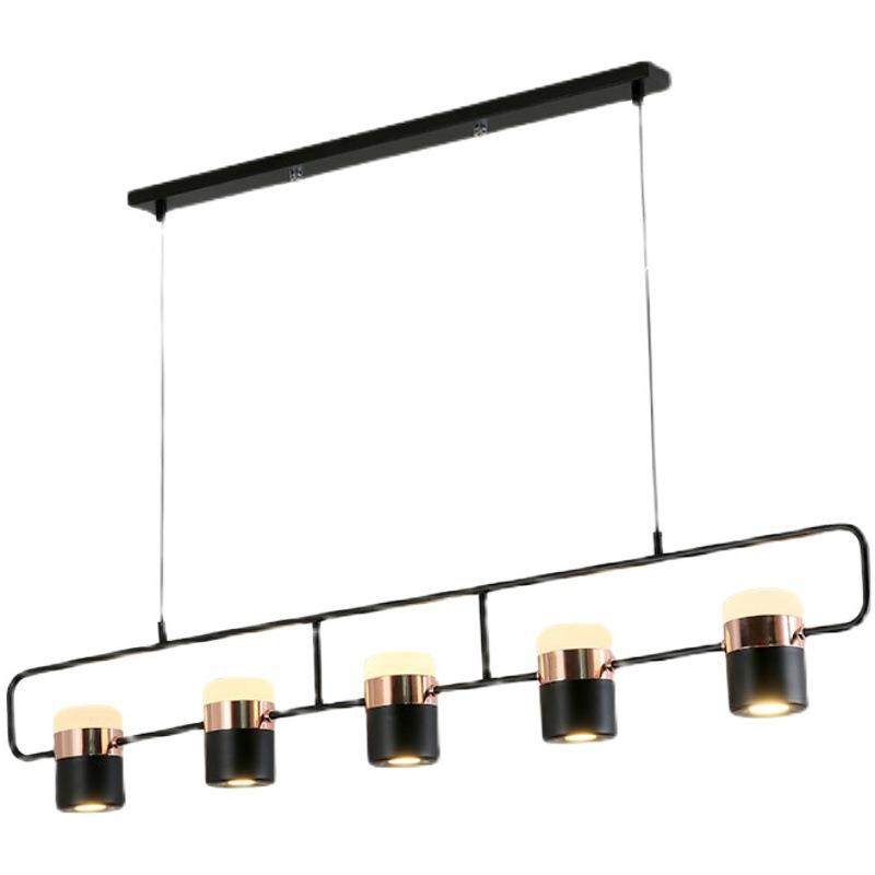 北欧后现代创意金属吊灯吧台餐桌旋转长条吊灯个性简约小餐厅灯,家装灯饰光源,智能吊灯,淘宝优惠券,粉丝福利购,淘宝优惠卷