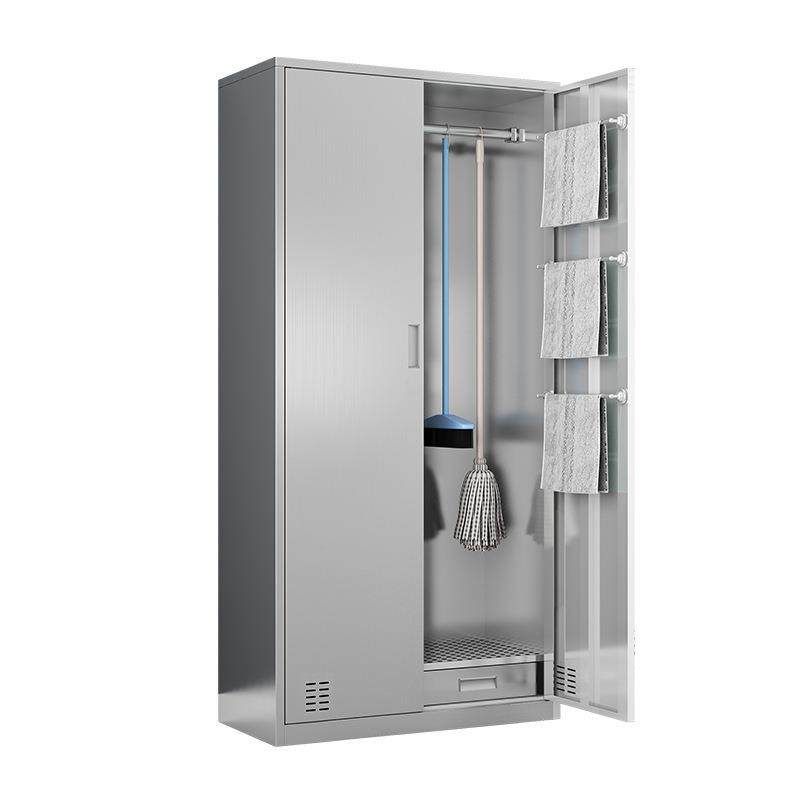 304不锈钢清洁柜拖把扫把收纳柜卫生保洁柜阳台工厂工具柜储物柜,商业/办公家具,办公储物柜,淘宝优惠券,粉丝福利购,淘宝优惠卷