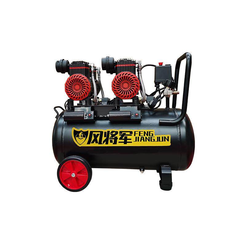无油空压机小型木工用低音喷漆装修气泵空气压缩机工业级无油机