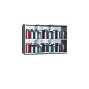 不锈钢水杯架茶杯存放柜多层置物架工厂多层水杯柜多人杯子收纳架