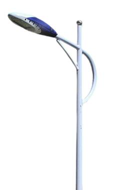 LED市电路灯杆6米7米8米单双臂道路灯杆新农村户外防水led路灯头