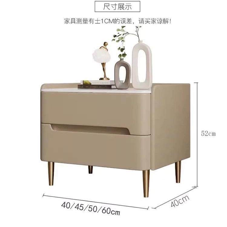 实木床头柜轻奢岩板储物柜卧室简约现代床边柜皮质小户型收纳柜,住宅家具,其它柜类,淘宝优惠券,粉丝福利购,淘宝优惠卷