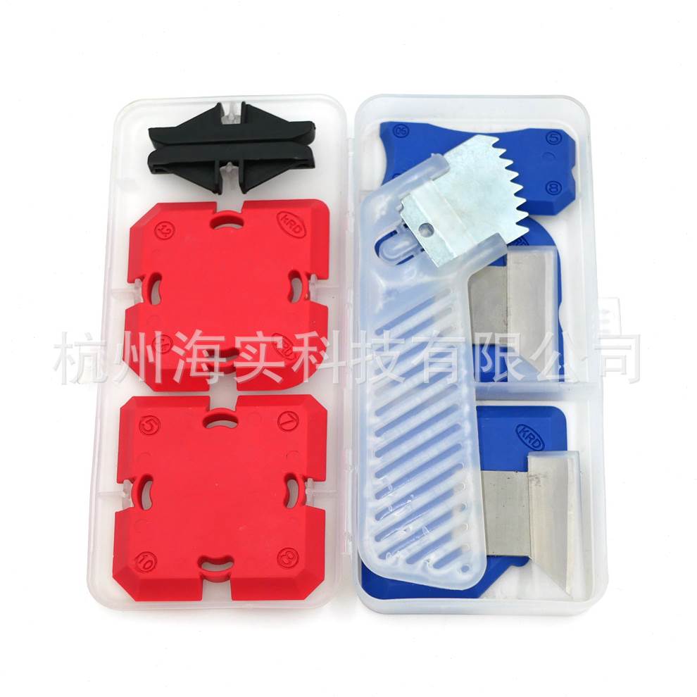 刮胶除胶灌浆刮刀 轮廓修整抹胶密封7件套Silicone Profiling Kit