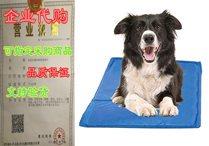 chillz cooling mat for dogs - pressure activated gel dog coo