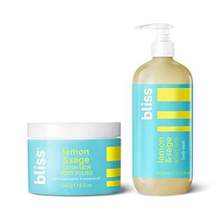 Bliss Lemon Love Exfoliating Duo: Soapy Suds Body Wash &a