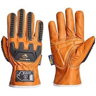 Gloves Backi Leather Superior Work Impact Goatskin Anti