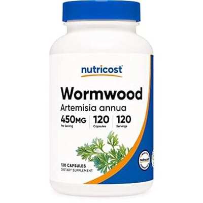 Nutricost Wormwood Capsules 450mg 120 Capsules - Vegetari