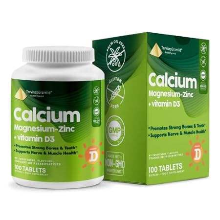 Health Pyramid Calcium Magnesium Zinc with Vitamin D3 Sup-封面