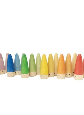 西班牙GRAPAT进口木制小可爱玩具圆圈硬币儿童益智配对认知积木