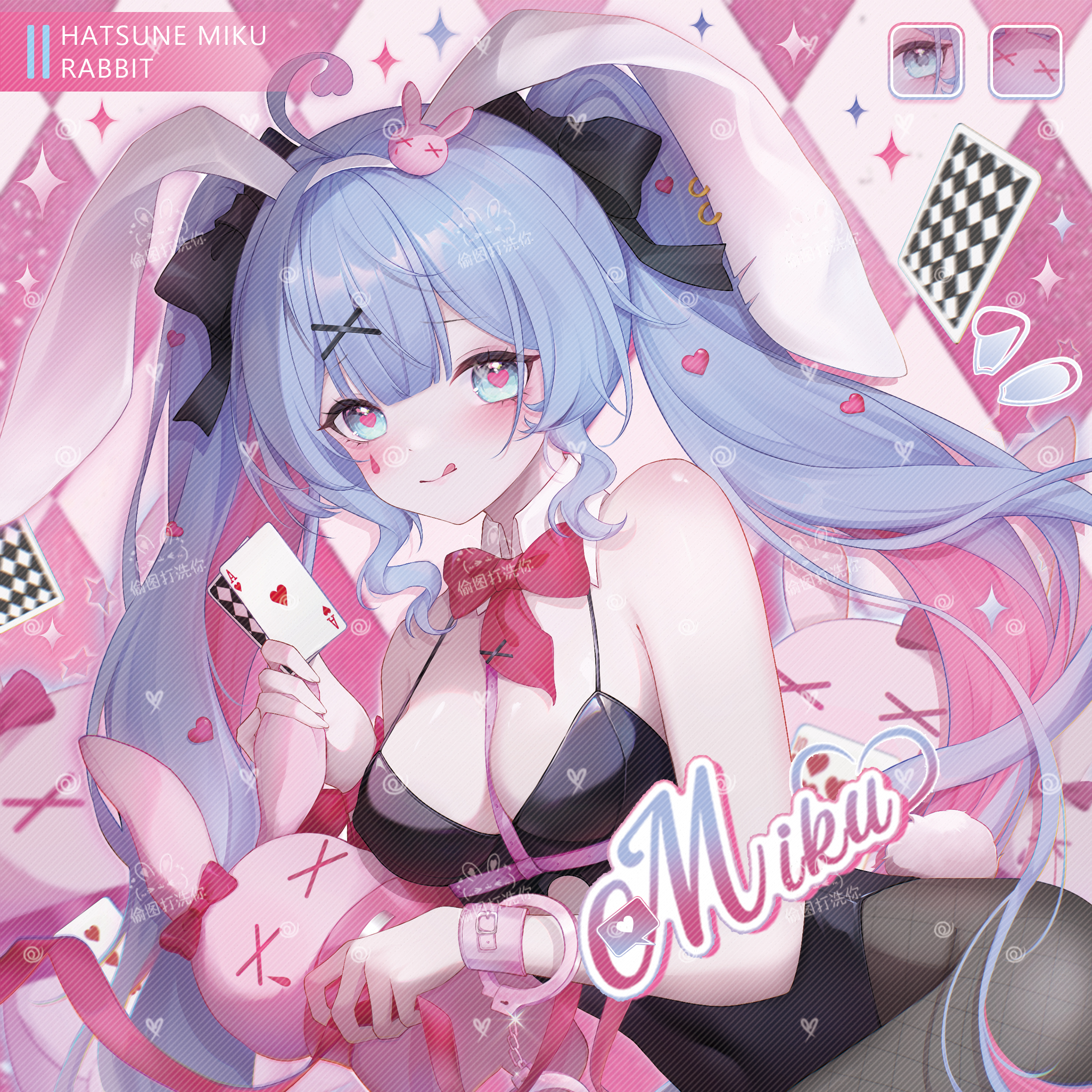 初音未来miku同人周边吧唧徽章