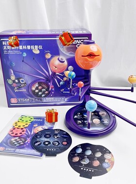 科学罐头太阳系行星模型投影