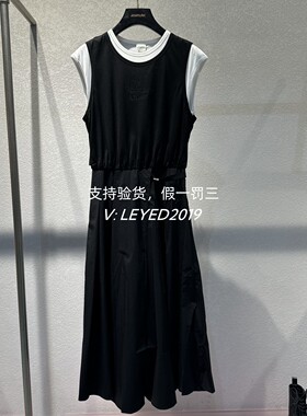 jsister正品商场专柜同款2024夏JS假两件连衣裙S422111273-899