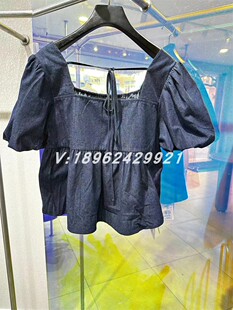 春季专柜正品jessyline2024春杰茜莱上衣413203223-399