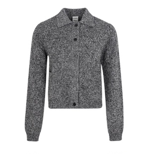 jsister 2024秋JS女装气质短翻领针织开衫毛衣外套S430104709-699