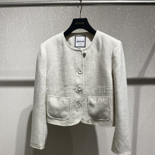 Jessy·Line专柜正品杰西莱2024秋款新品外套432207138-589