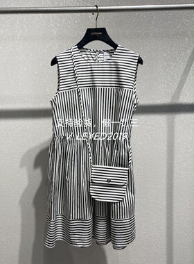 Jessyline/专柜正品杰西莱2025夏连衣裙524211766-21条纹-499