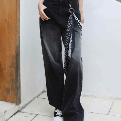 MixMax/ins特卖2024夏季款国内专柜正品牛仔长裤1242131952-1099