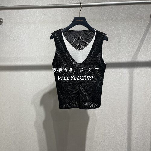 专柜正品jessyline杰西莱2025夏季新款背心假两件521204403-359