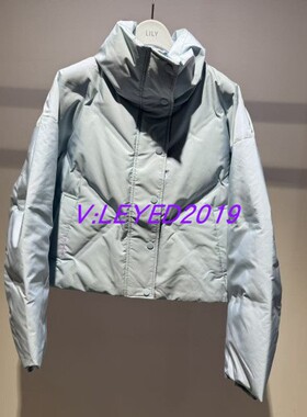 专柜正品LILY丽丽2025冬季新款浅蓝 米白羽绒服125430DD245-1599