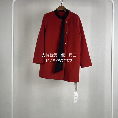 MixMax/ins特卖冬季新款国内专柜正品红色厚外套1234213B49-1749