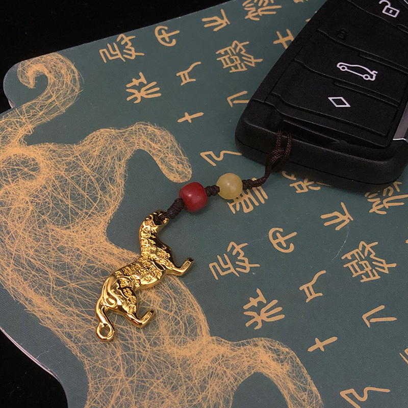 陕历博文创锌合金手机挂坠吊坠
