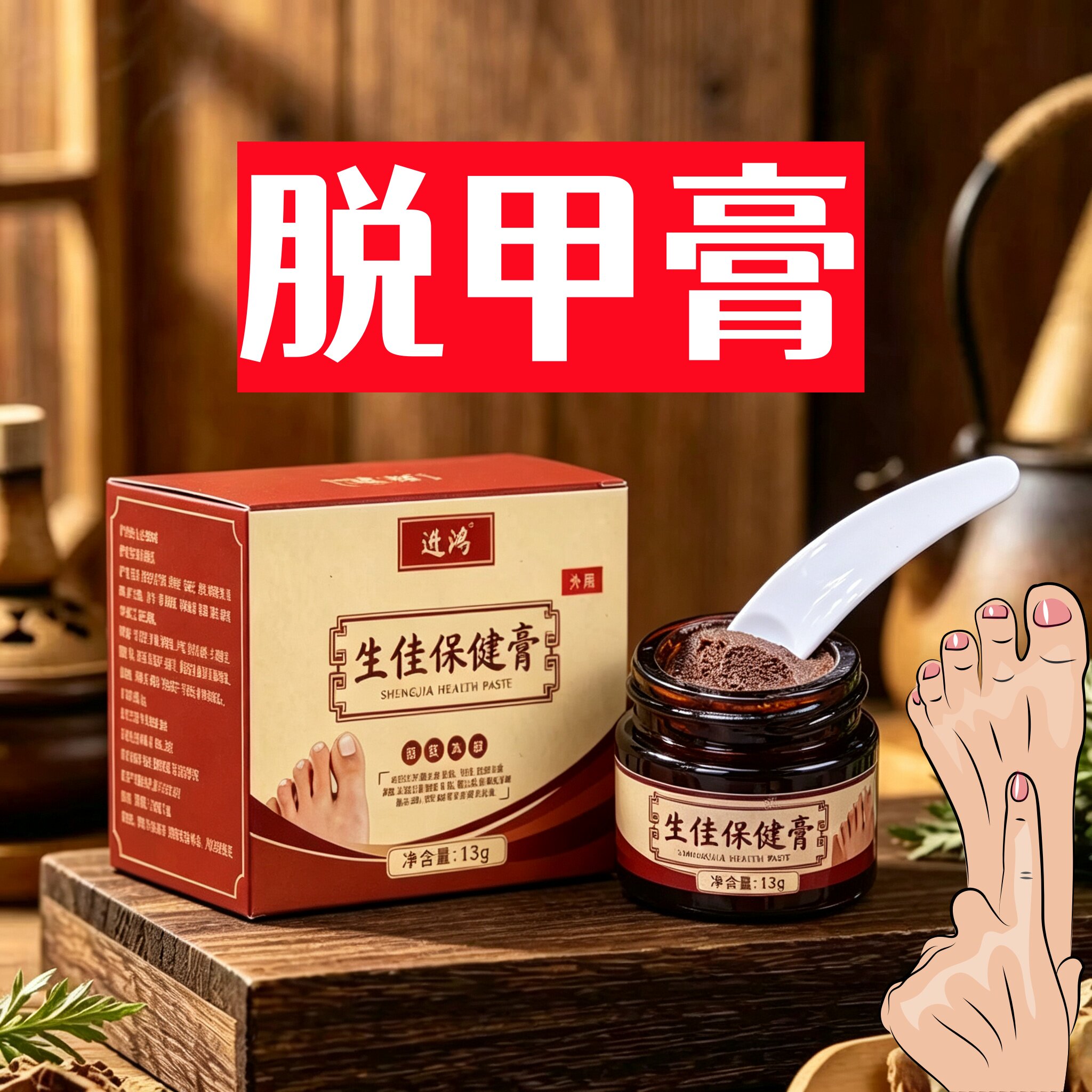 指甲专用液软甲膏贴日本外用抑菌皮肤消毒护理（消）