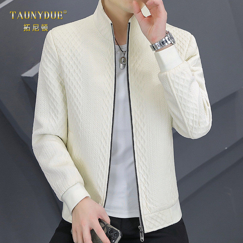 潮流百搭立领高级感夹克男士2025新款春秋季男装上衣服休闲外套