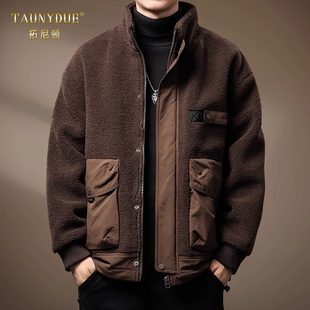 棉衣男新款 复古撞色工装 冬季 重磅保暖外套棉服男款 雪霰·听箴