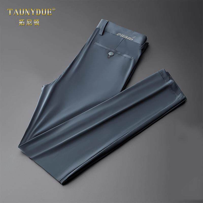 宽松商务休闲裤男士春夏季薄款直筒夏天西装裤2025新款长裤子男款