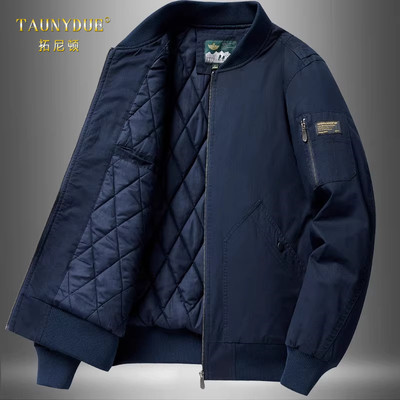 飞行员工装棉服加厚宽松棒球服