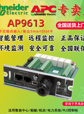 施耐德 AP9613/AP9630/AP9631/AP9641UPS电源网络管理卡/温度传感