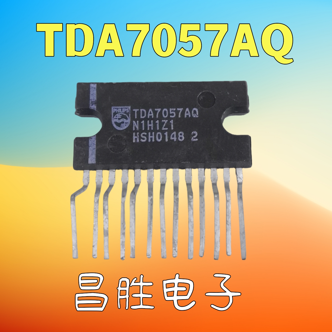 【昌胜电子】进口拆机 TDA7057AQ 双声道音频功率放大器