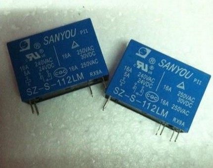 继电器 SZ-S-112LM 16A 250VAC 6脚 一组常开