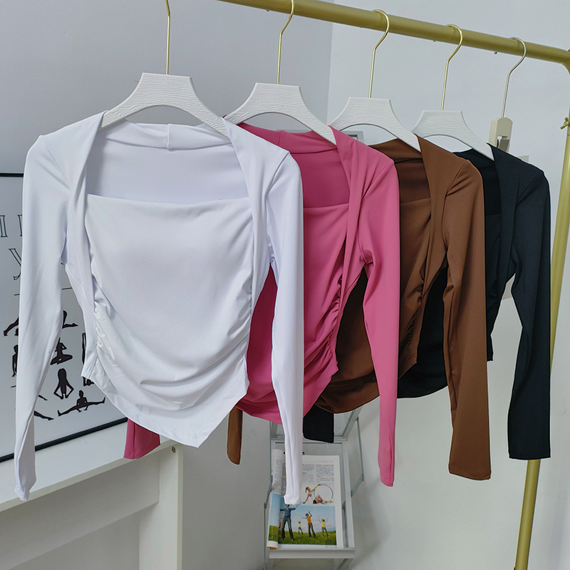 瑜伽T恤速干透气高级感瑜伽服