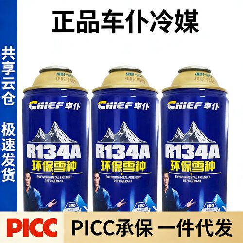 R134a制冷剂汽车空调HFC-134冷媒加氟套装工具雪种补漏车仆氟利昂